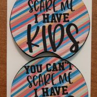 I Have Kids Car Coaster Set