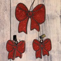 Bow Trio Set – Rearview + 2 Vent Clips