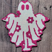 Floral Ghost Car Freshie