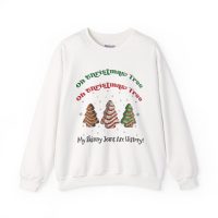 Christmas Sweatshirt — “Oh Christmas Tree, My Skinny Jeans Are History” Holiday Crewneck
